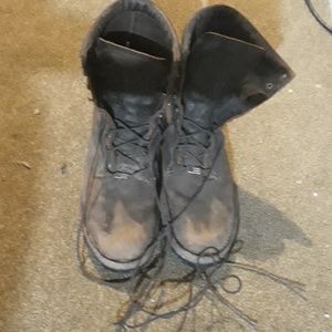 Chippewa leather boots